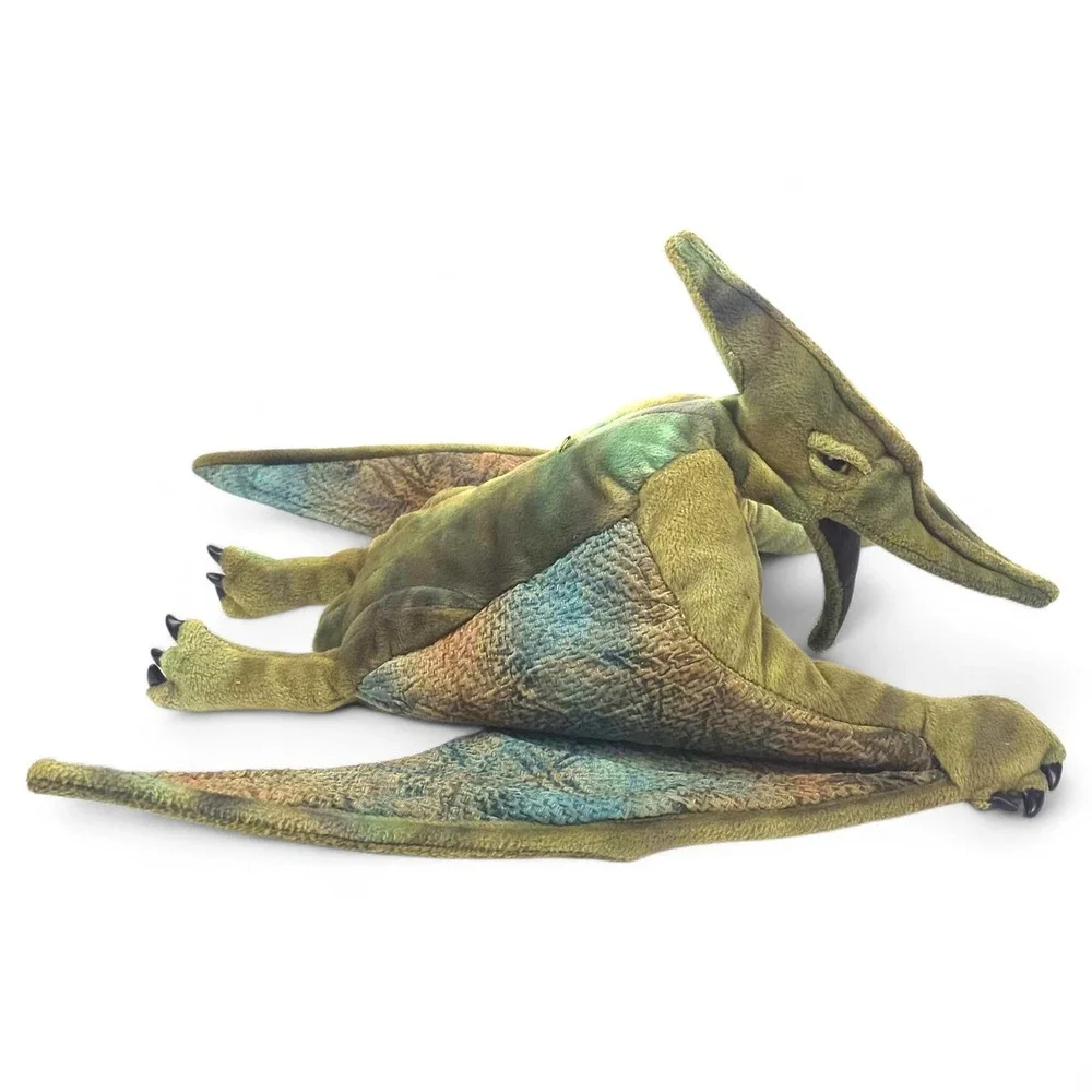 Folkmanis Flying Pteranodon Pterodactyl Dinosaur Plush Hand Puppet Vintage